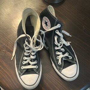 Converse Black High Top Sneakers